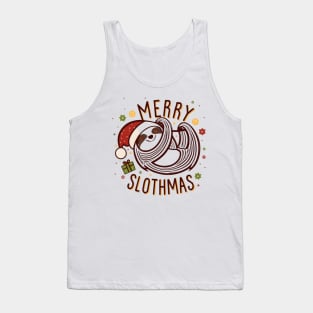 Merry slothmas Tank Top